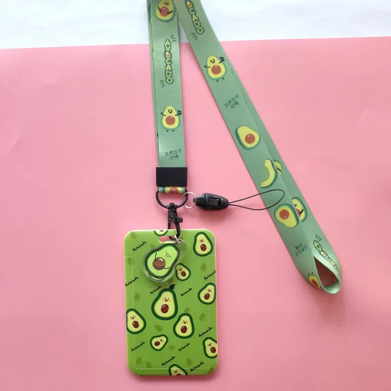 Cordón identificativo escolar con frutas coloridas para niño