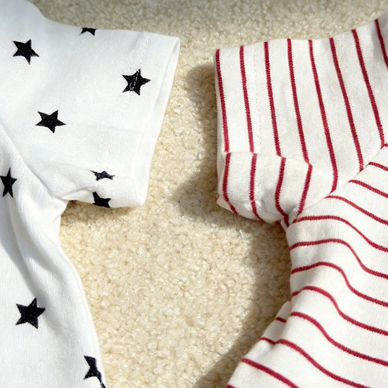 Monos manga corta bebé niño con estampado I Love Mommy & Daddy - imagen 3