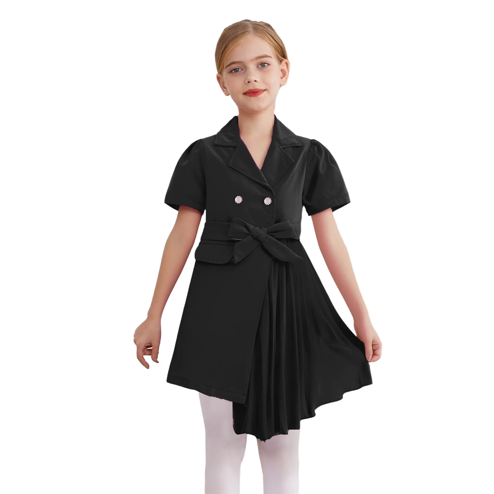 Vestido con cinturón ajustable