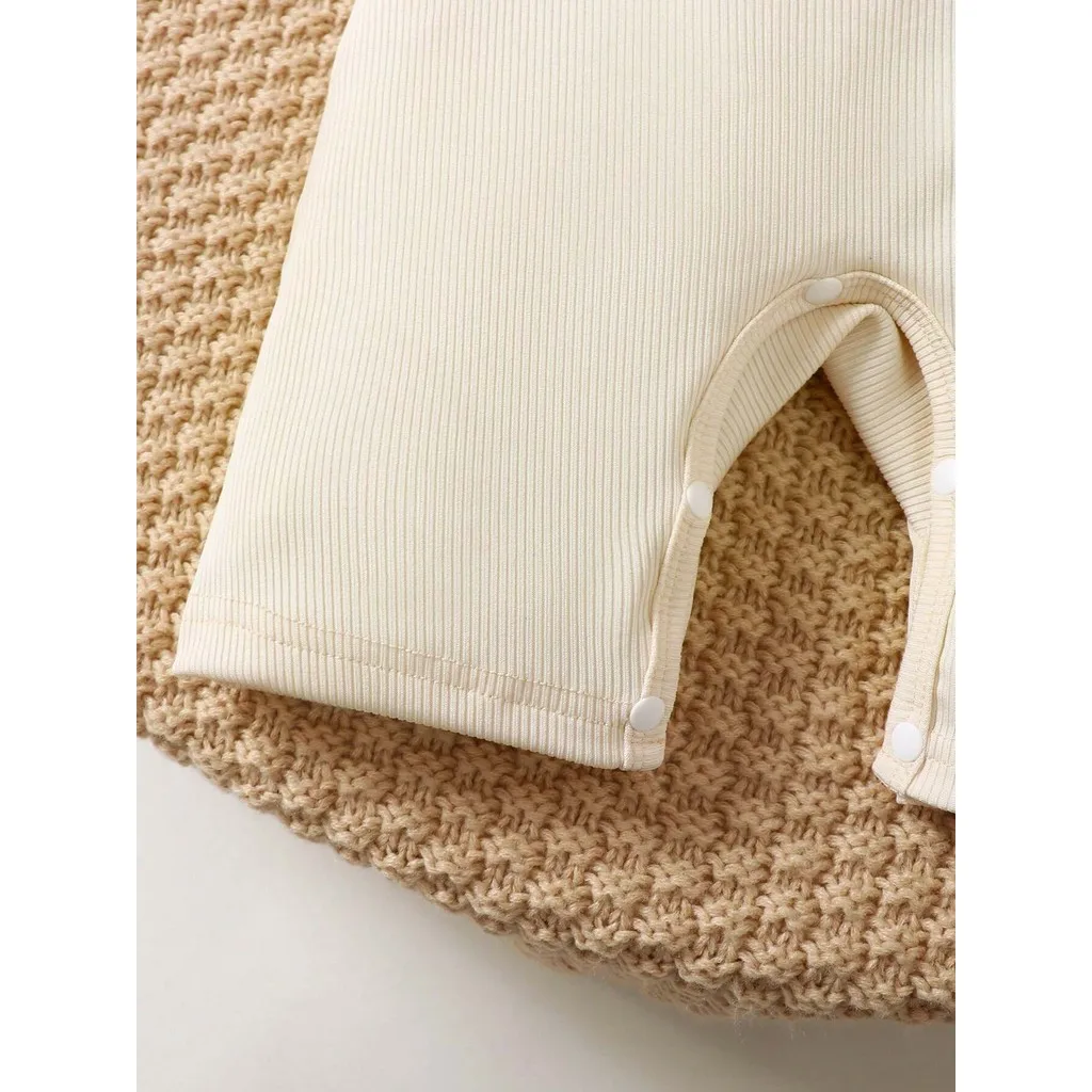 Pelele de verano para bebé recién nacido con oso peluche y gorro - imagen 5