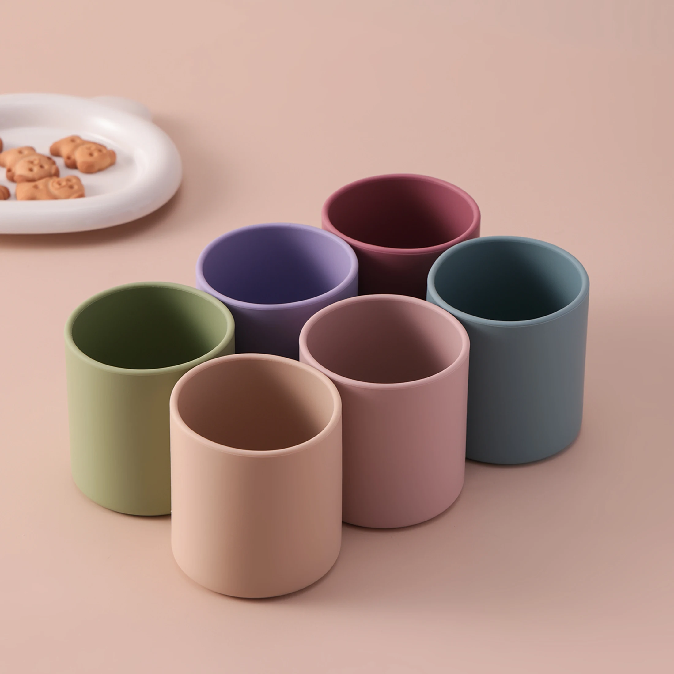 Taza de entrenamiento en silicona sin BPA para autoalimentación - imagen 4