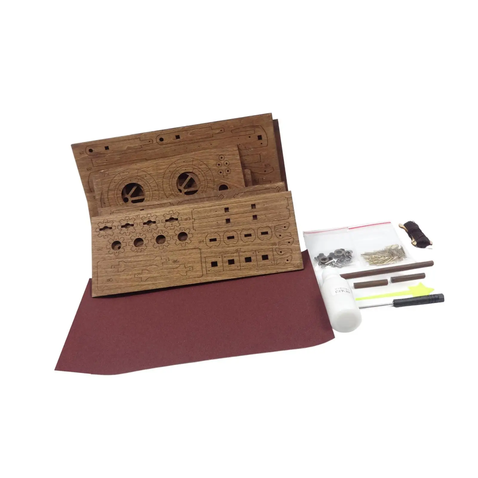 Kit de montaje en miniatura de madera para manualidades - imagen 3