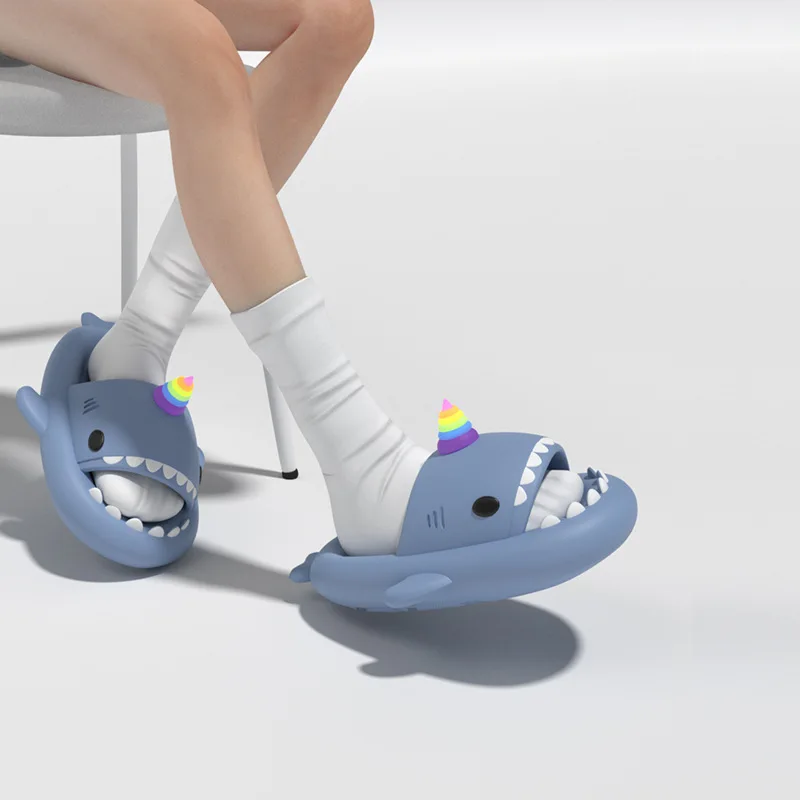 Zapatillas tiburón infantiles con suela 4 cm - verano - imagen 5
