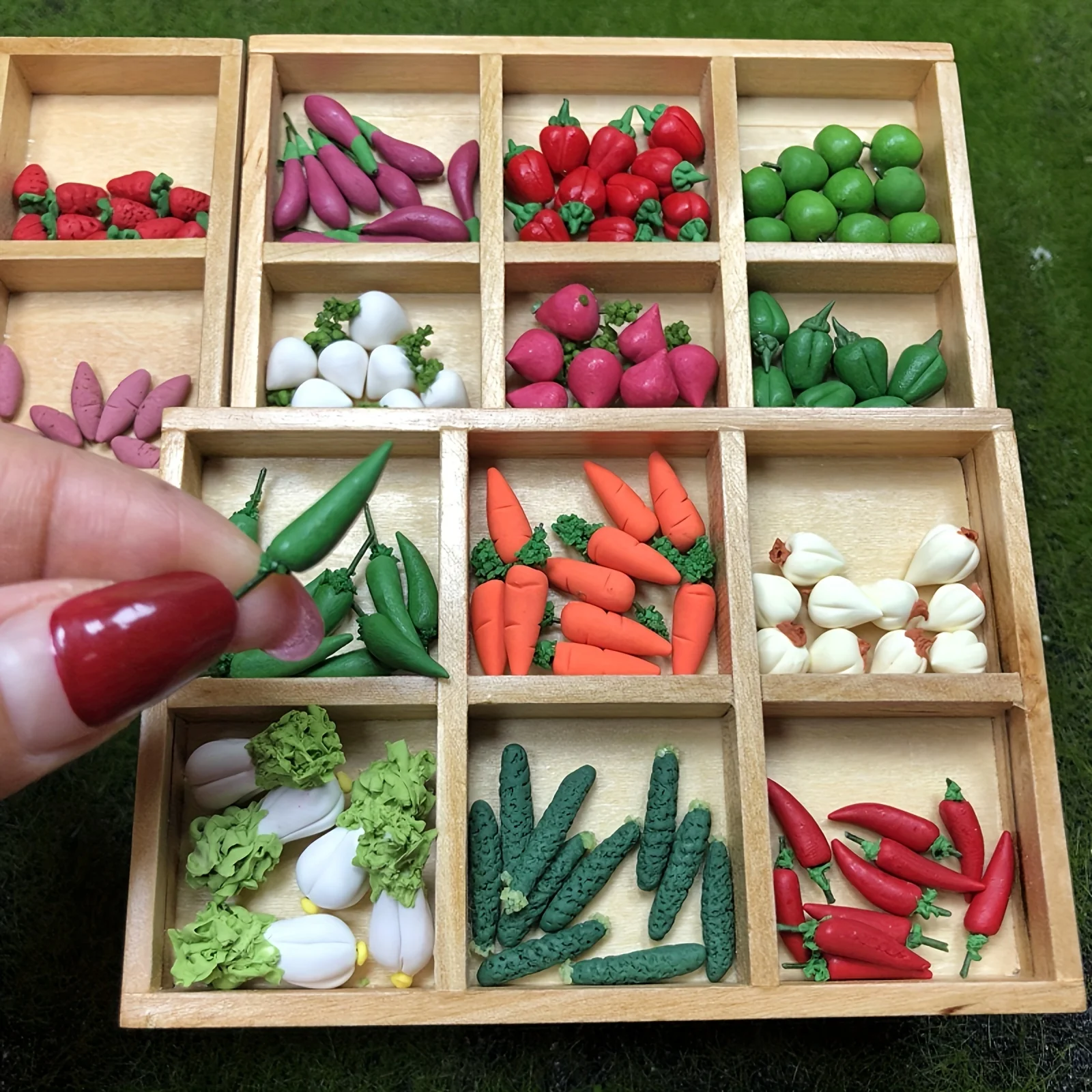 Comida de arcilla para munecas – Frutas y verduras de cocina - imagen 5