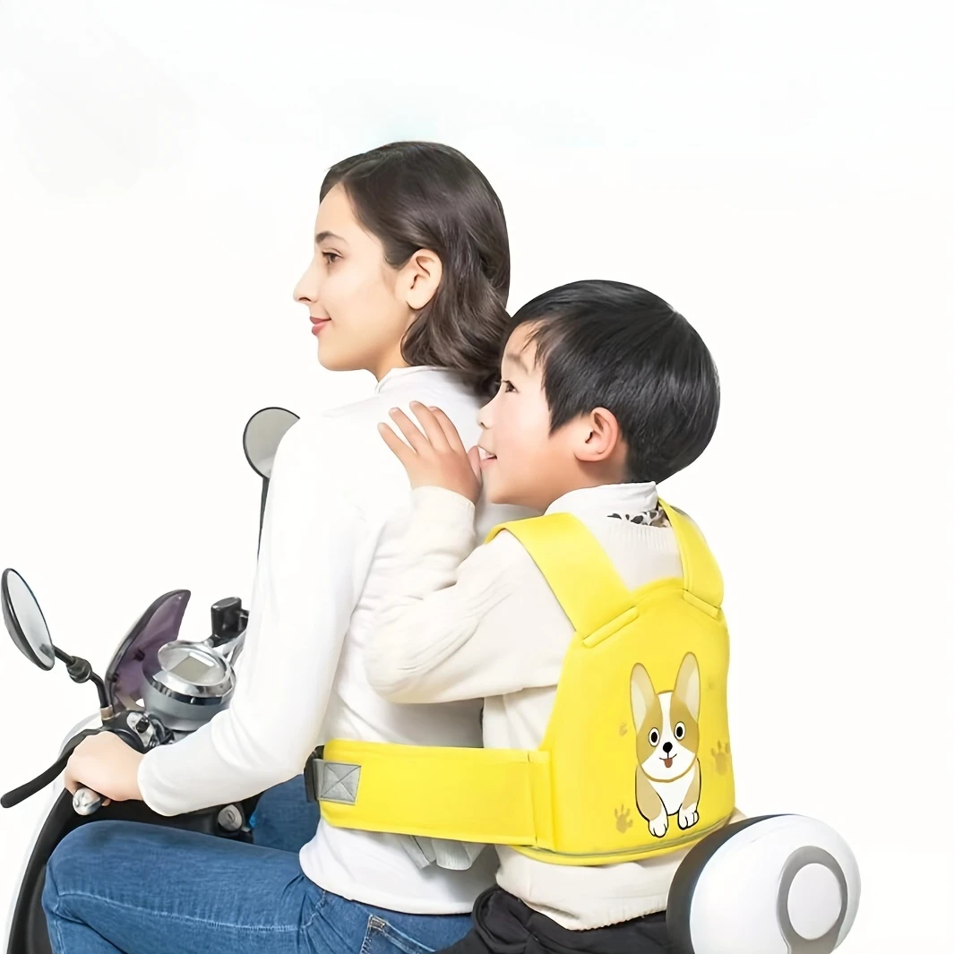 Arnés de seguridad infantil con dibujos animados para bicicleta - imagen 4