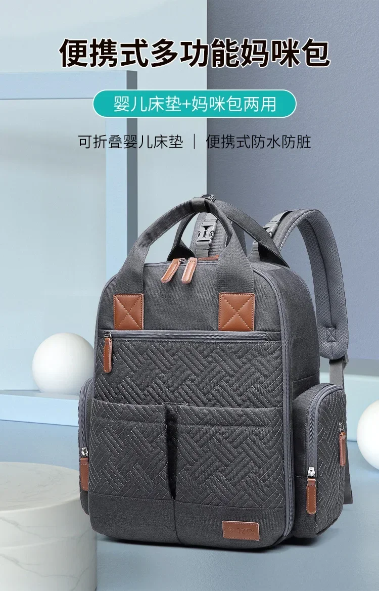 Bolso de madre con diseño de gran capacidad