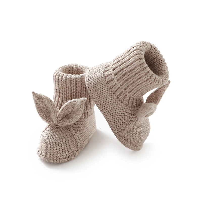 Zapatos de bebé con orejas de conejo, suela suave antideslizante - imagen 2