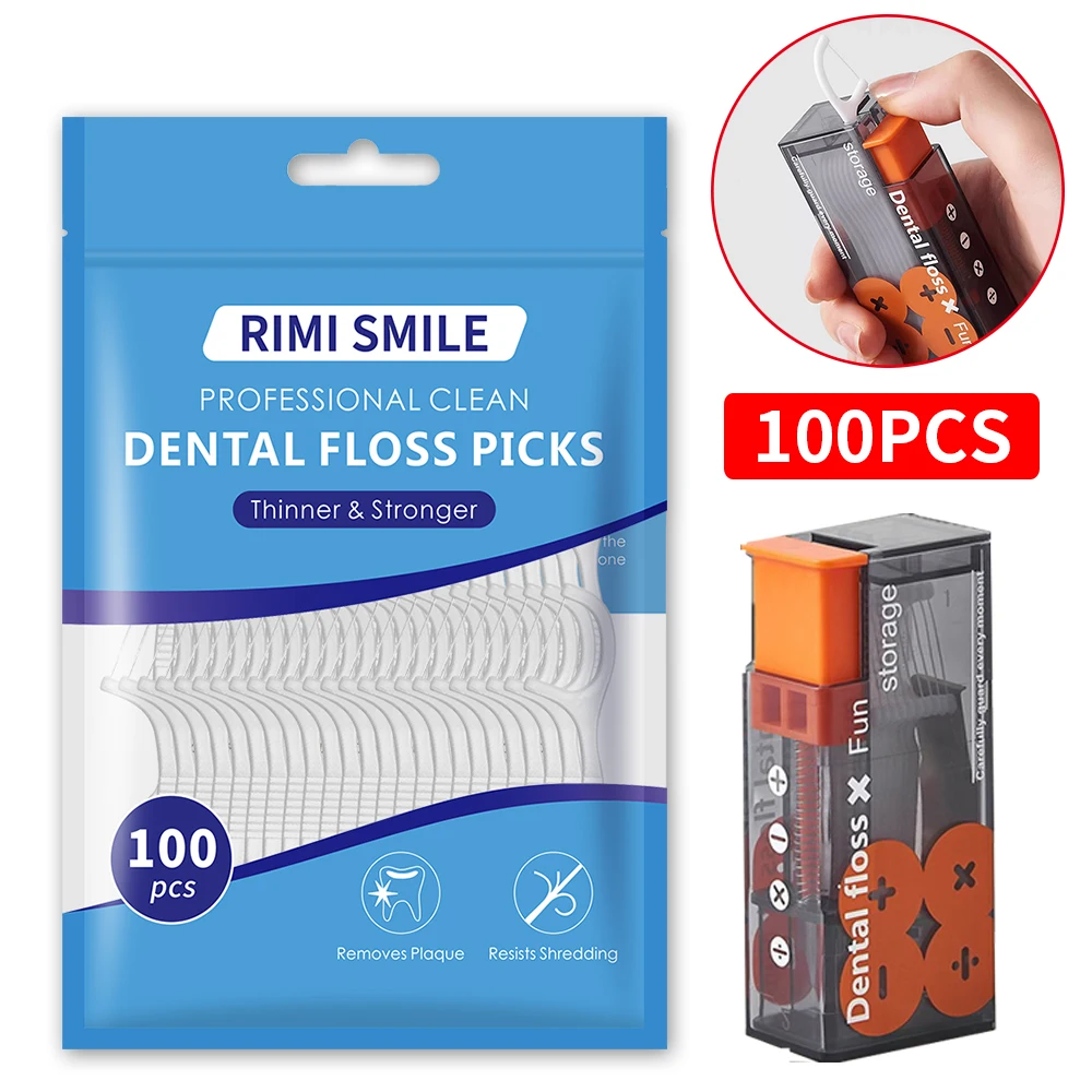 Hilo dental desechable automático en bolsa, ideal para viajes y camping - imagen 5