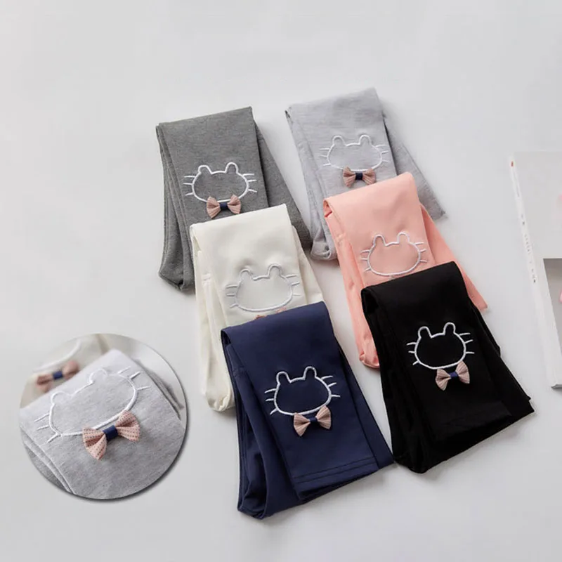 Leggings para niña con print de gato