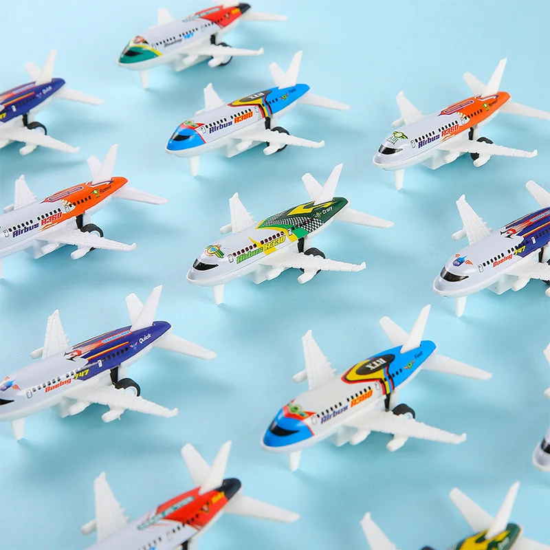 Avión de juguete extraíble de metal para niños, simulación educativa - imagen 4