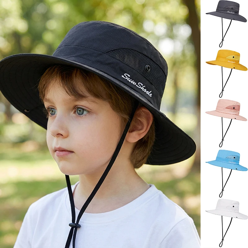 Gorro tipo panamá con protección solar y agujero para coleta - imagen 4