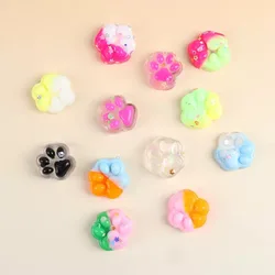 Mini garras de gato de peluche para relleno de Halloween