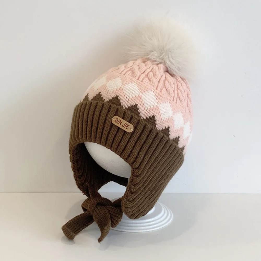 Gorro de lana grueso y suave para bebé 2-5 años – Otoño e Invierno
