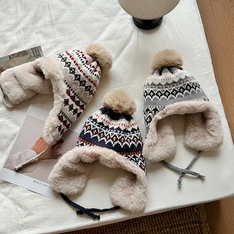 Gorro para bebé Lei Feng con felpa y protección de oídos - imagen 2