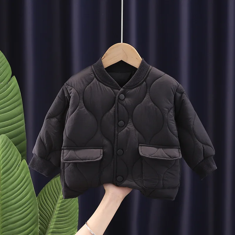Abrigo de algodón infantil para niña – chaqueta informal otoño - imagen 2