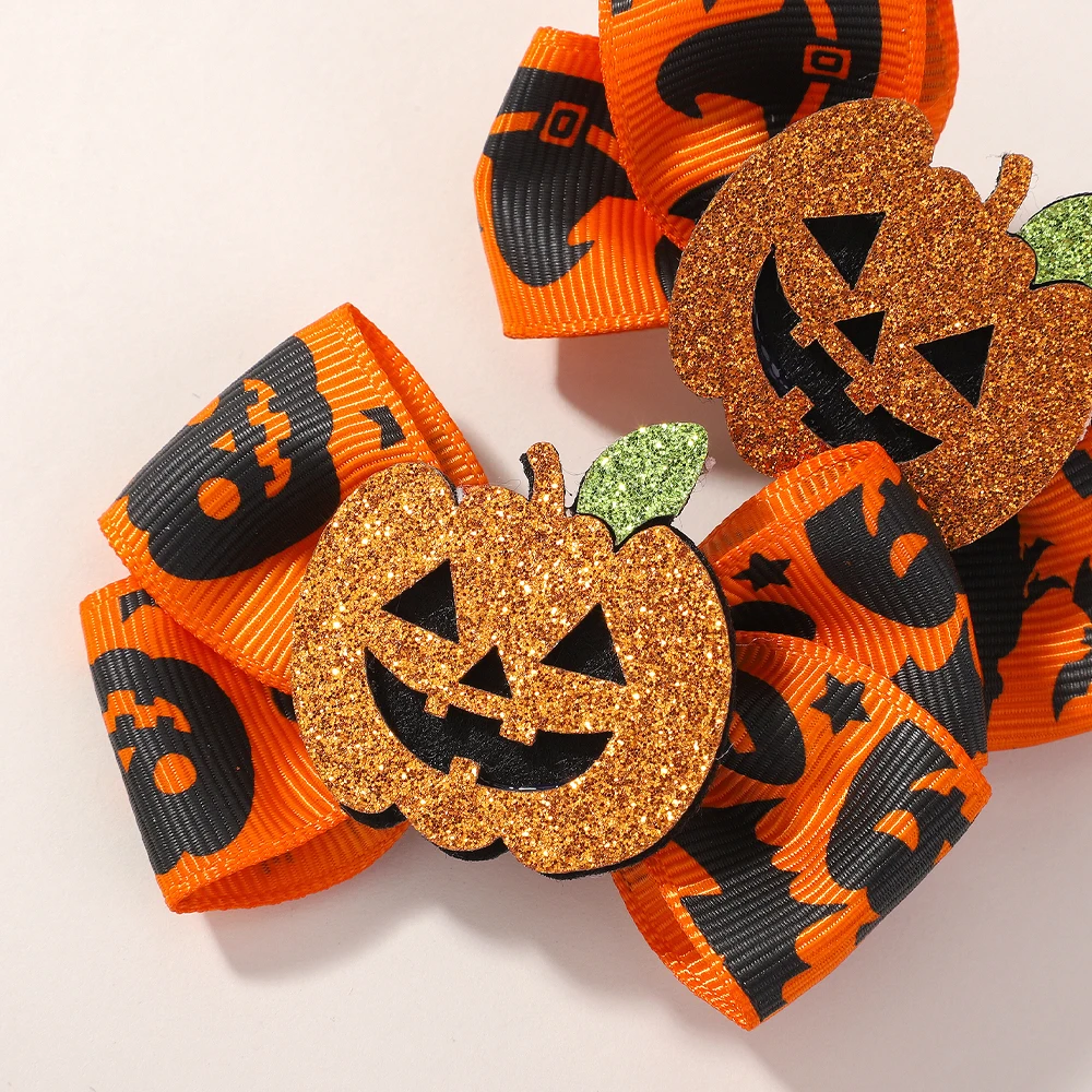 Pack de 2 horquillas temáticas Halloween para niñas