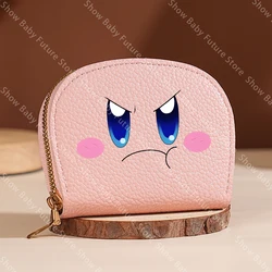 Monedero Kirby para niñas con ranuras tarjetas estilo kawaii