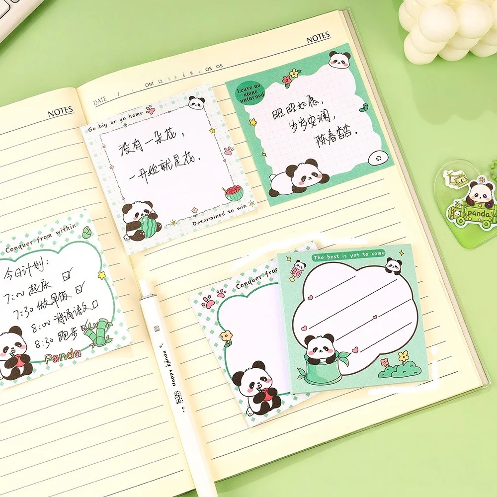 Notas adhesivas infantiles con panda de dibujos animados - imagen 5