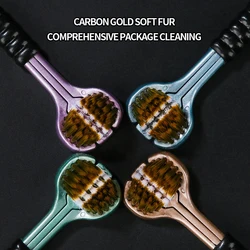 Cepillo dental infantil de tres caras con cerdas suaves