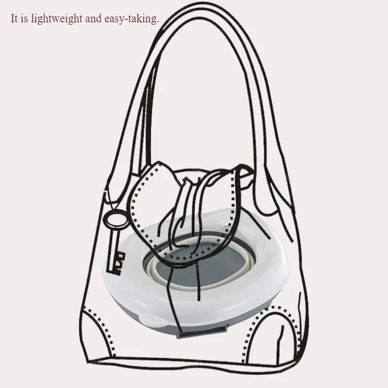 Orinal portátil plegable para bebés: entrenamiento de inodoro - imagen 3