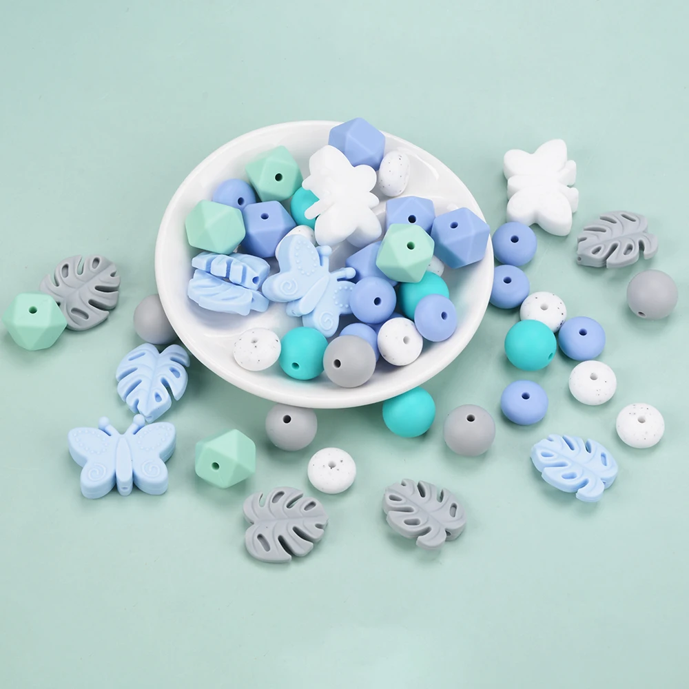 Cuentas silicona forma tortuga para collar infantil - LOFCA - imagen 4