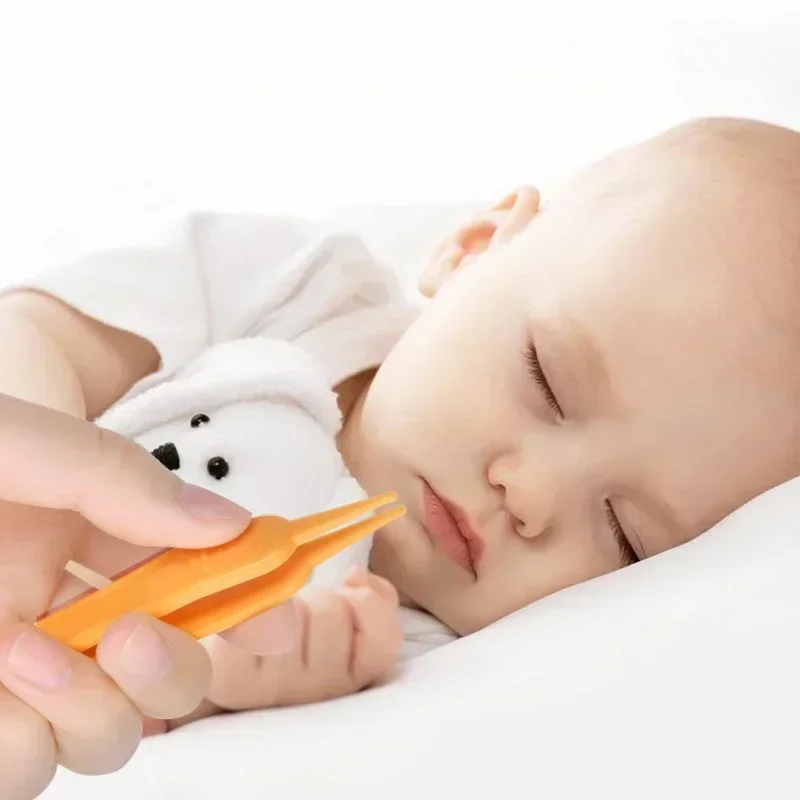 Aspirador nasal para bebés con irrigador, jeringa y pinzas de limpieza - imagen 5