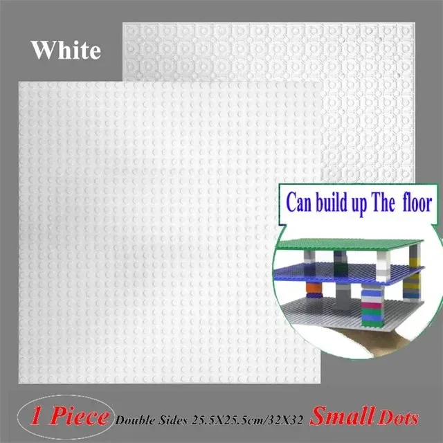 Placa de construcción doble cara multicolor compatible con bloques - imagen 5