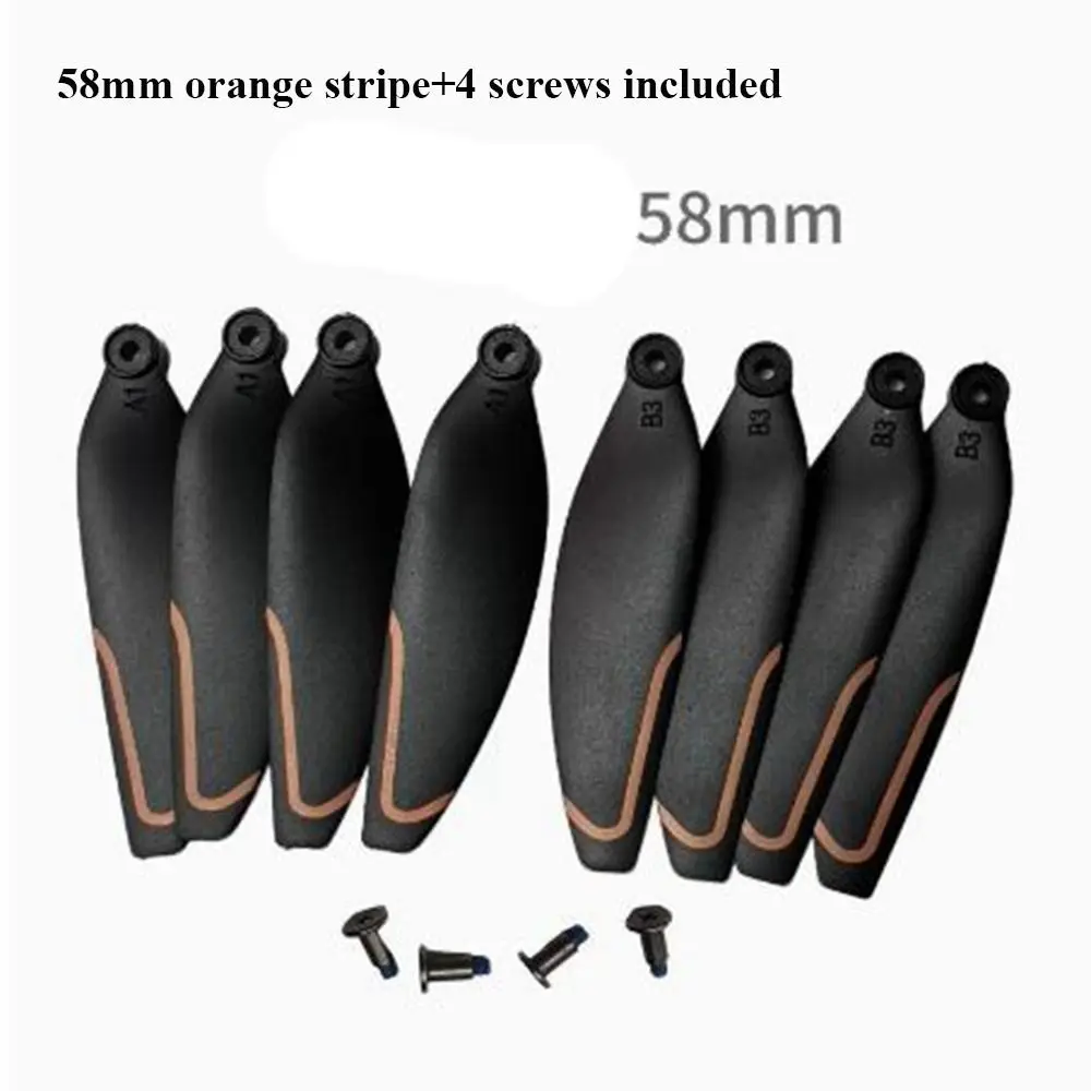 Hélices de repuesto para quadcopter plegables negras 58/66 mm - imagen 2