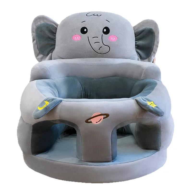 Silla de aprendizaje para bebés en felpa con dibujos animados - imagen 5