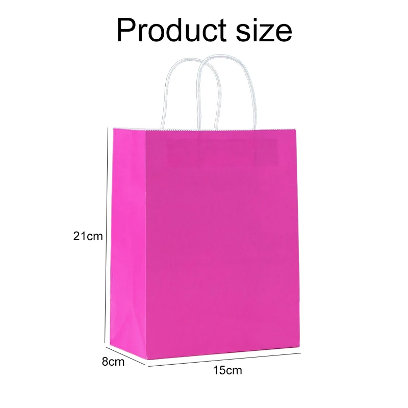 Bolsas de papel kraft TMZ para fiestas y regalos decorativas - imagen 2