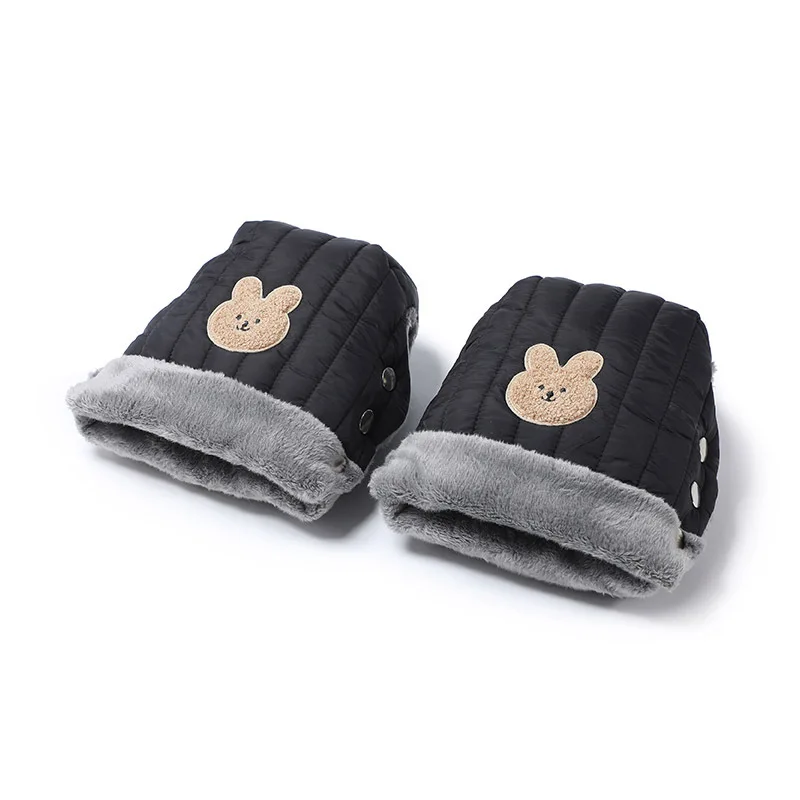 Guantes de cochecito cálidos para usar en paseos de invierno