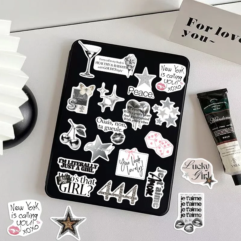 Pegatinas graffiti plateadas para cuadernos y álbumes - imagen 5