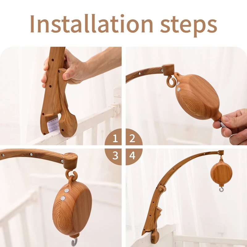 Móvil de cuna con sonajeros Let's Make Baby para bebés - imagen 5