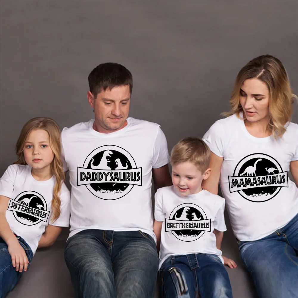 Ropa familiar con dinosaurios para padres e hijos - imagen 4