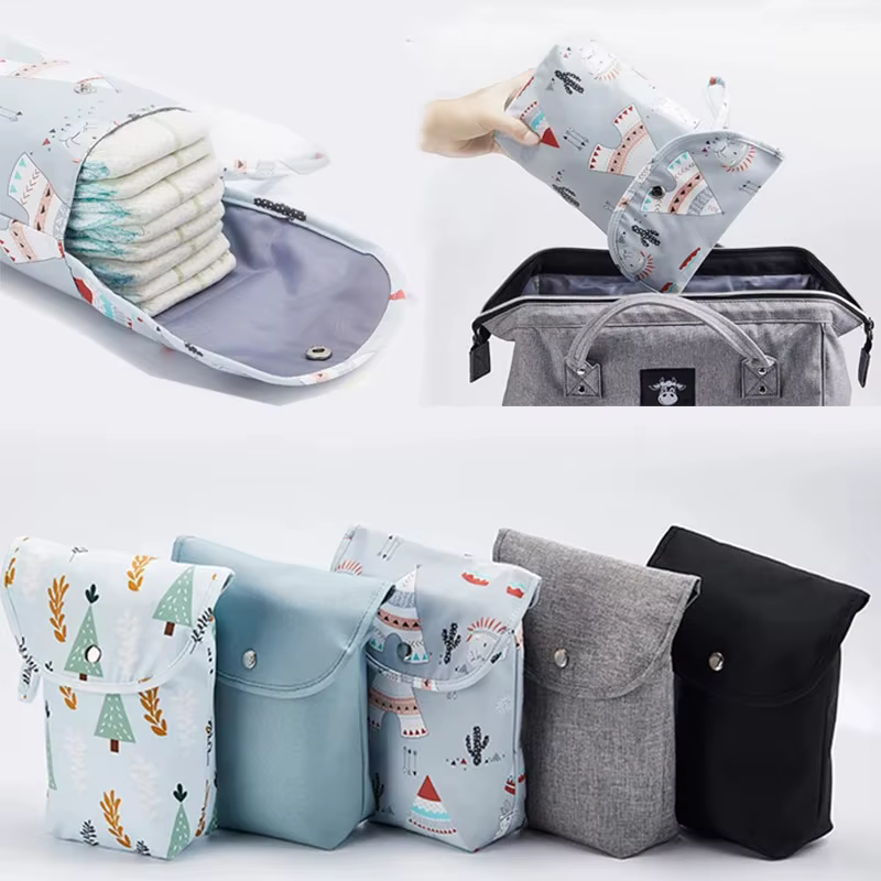 Bolsa de pañales impermeable – Organizador maternal para cochecito - imagen 3