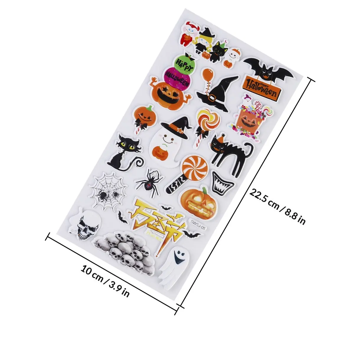 Pegatinas 3D de Halloween para niños, álbum autoadhesivo - imagen 2