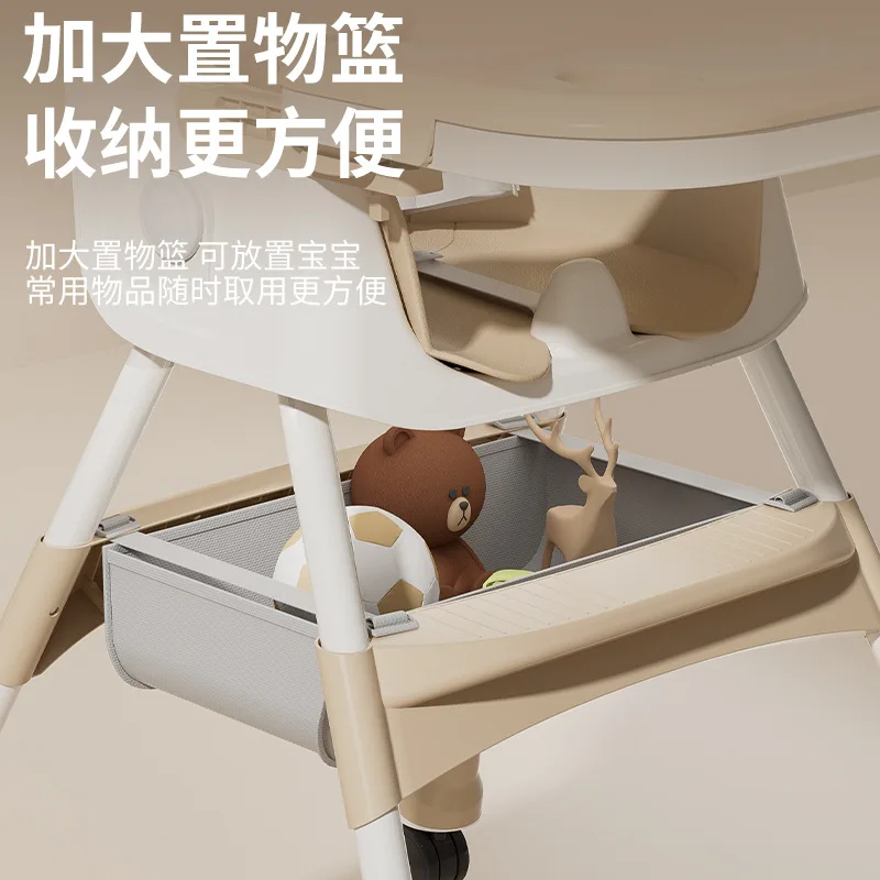 Silla alta de comedor plegable para bebés y niños – portátil - imagen 3