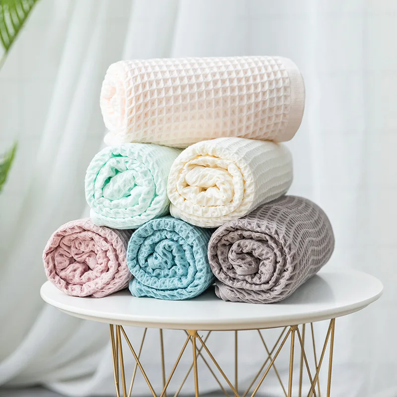 Fluuy Swaddle muselina de algodón gofre para bebé