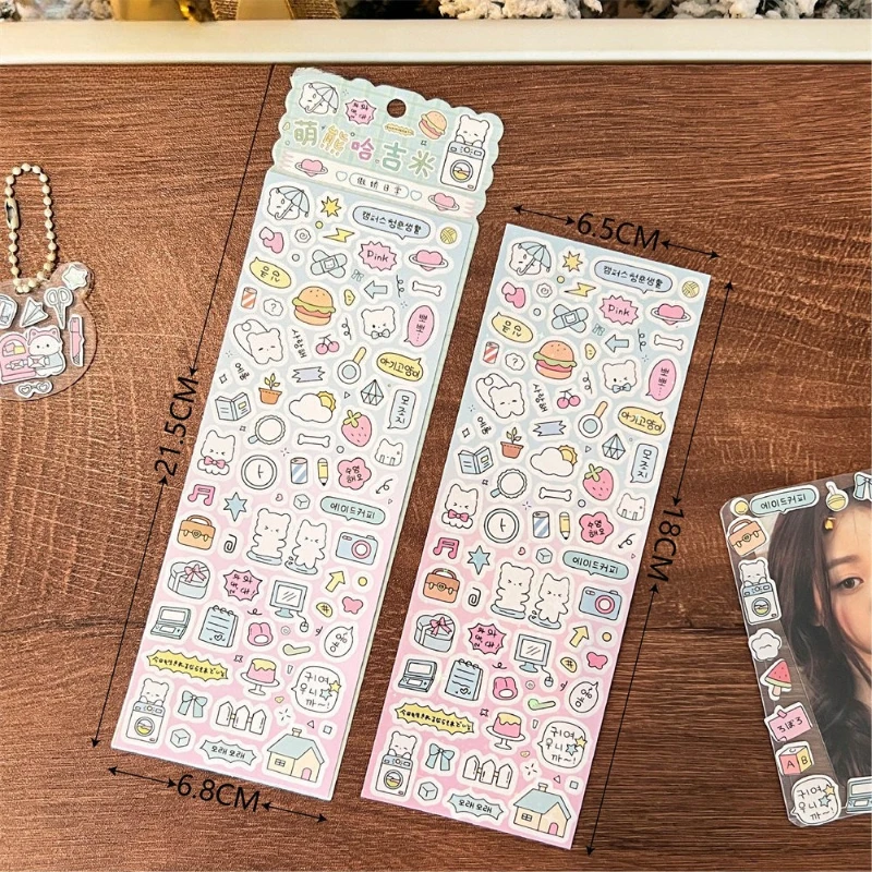 Pegatinas infantiles estilo coreano para álbum de recortes niñas - imagen 5