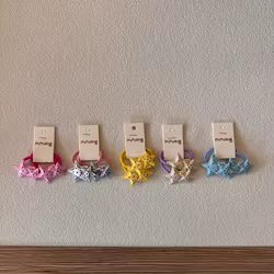 Lazos para el pelo con estrellas – bandas elásticas para niñas