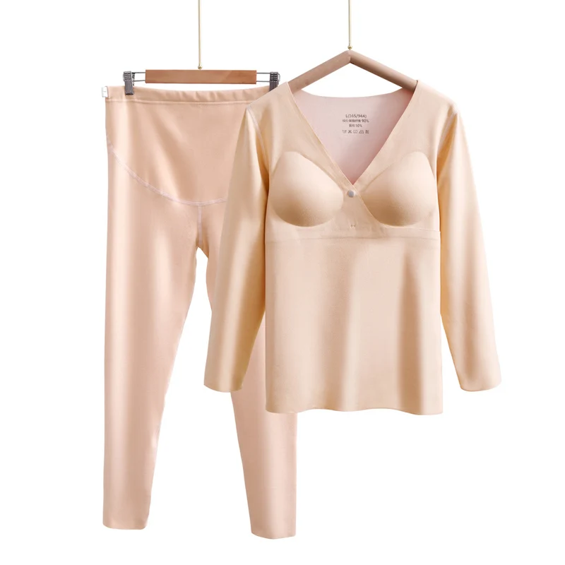 Pijama de terciopelo para embarazadas – Cómoda y cálida - imagen 4