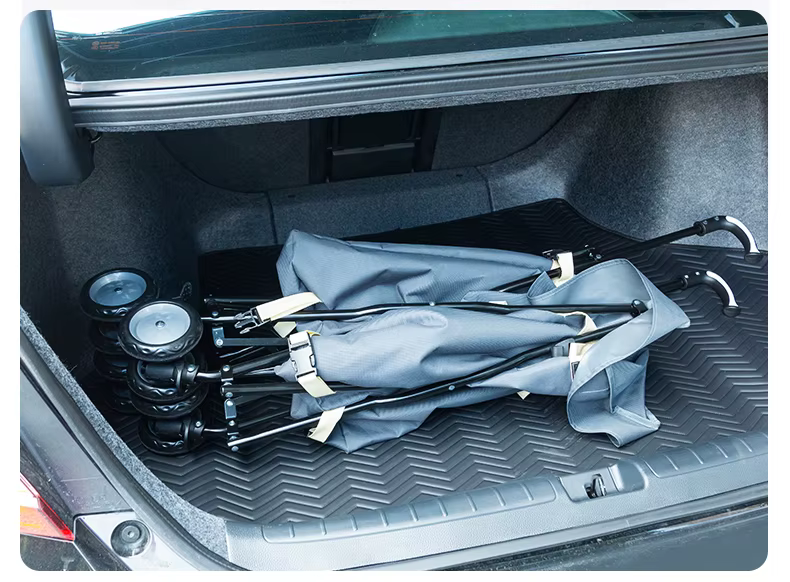 Carro de camping con placa base