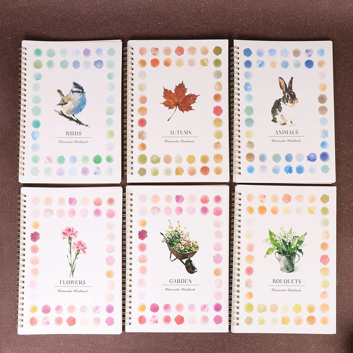Cuaderno de acuarela para principiantes con pájaros, niños y adultos - imagen 2