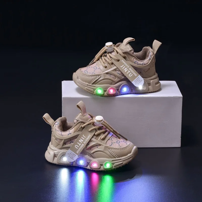 Zapatillas deportivas infantiles transpirables con suela flexible - imagen 3