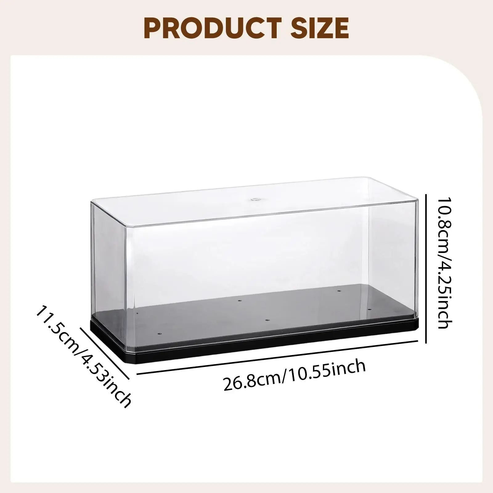 Vitrina de acrílico para coleccionables con protección apilable - imagen 5