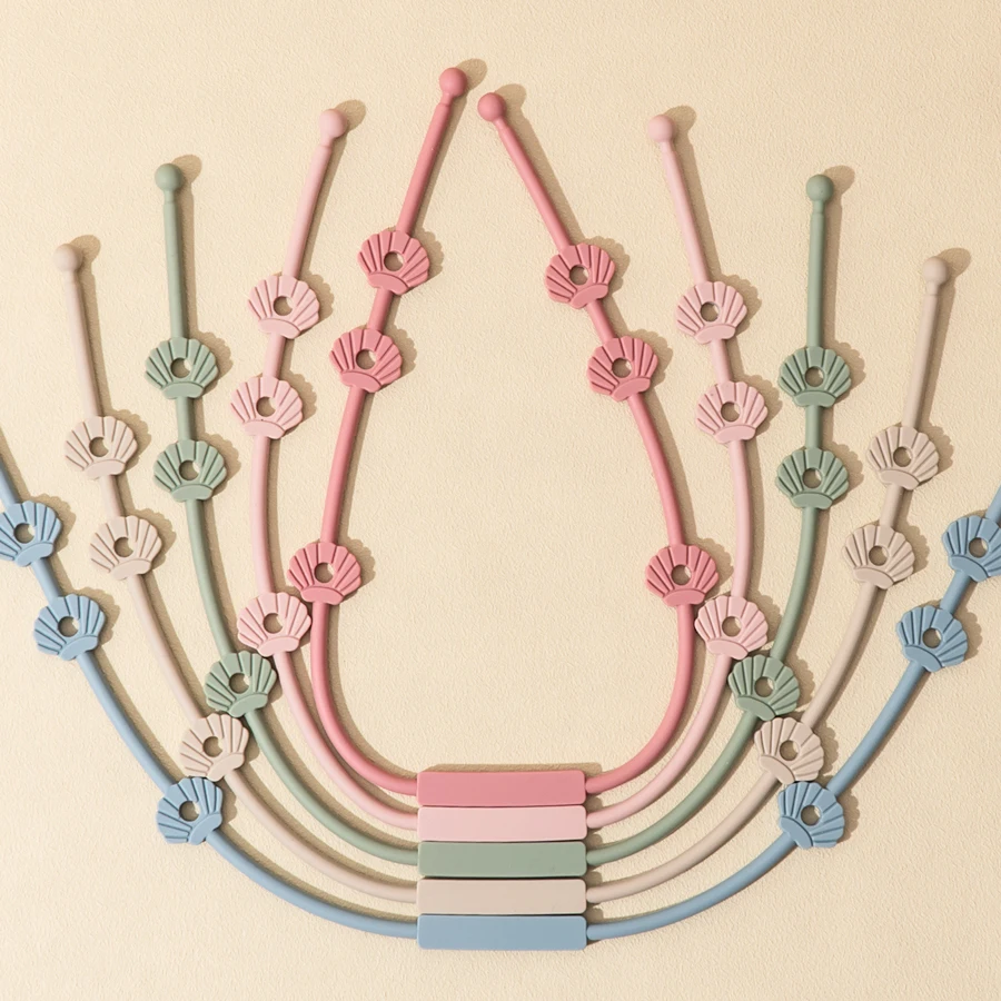 Accesorio de silicona para chupete y dentición
