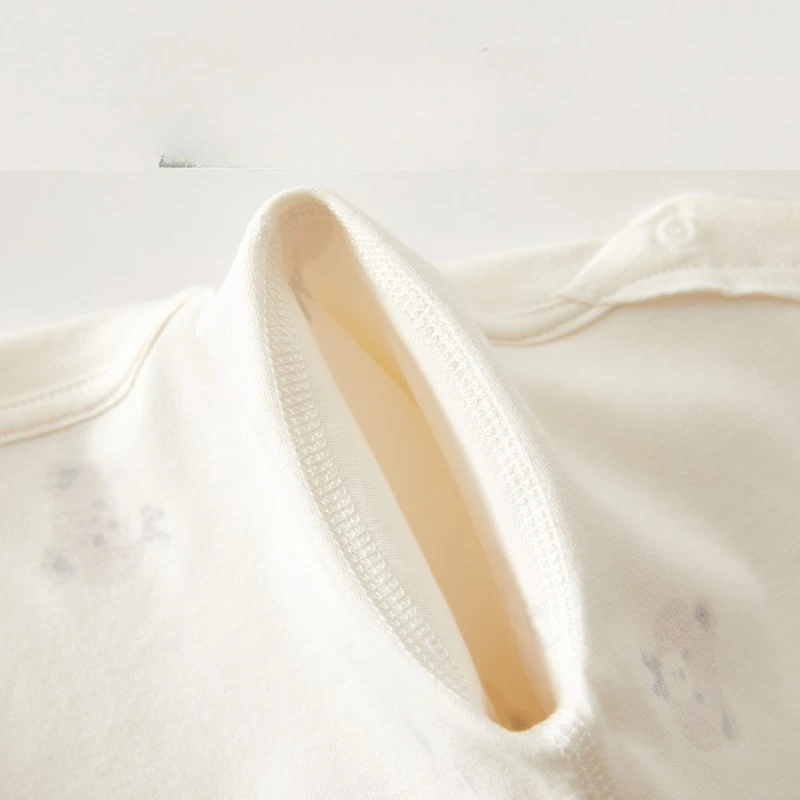 Pijama recién nacido de algodón con protección del vientre - imagen 3