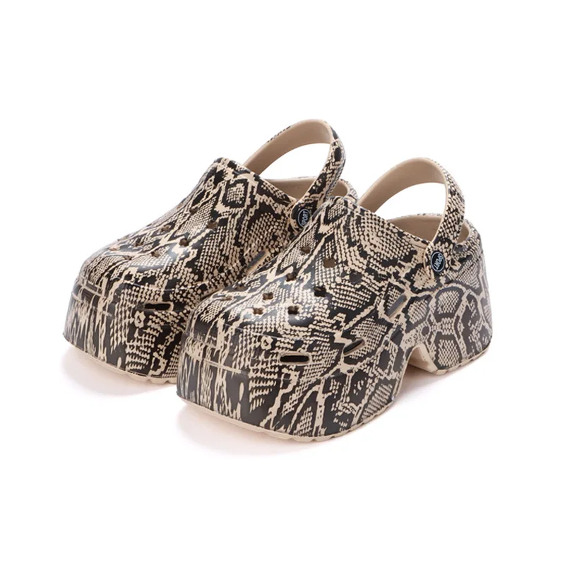 Sandalias cerradas de verano para niñas – Estampado leopardo - imagen 4