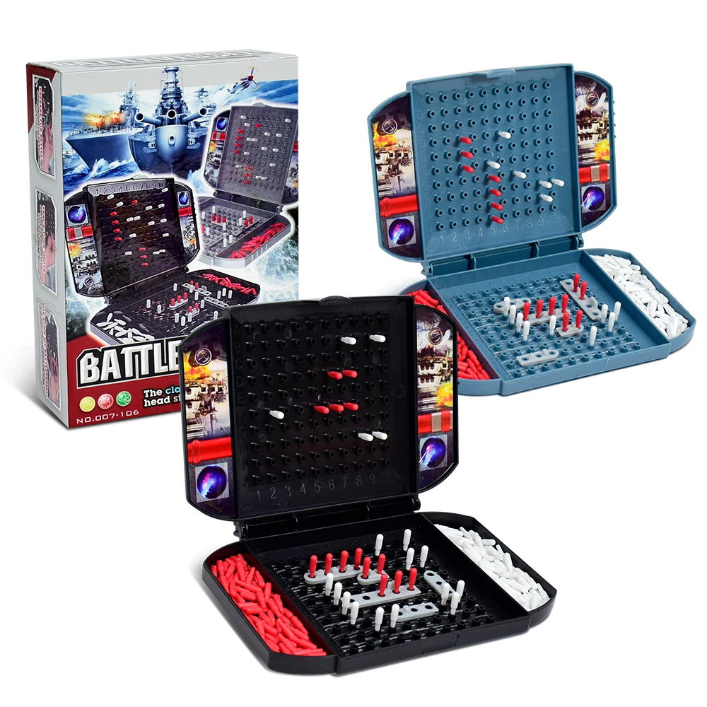 Juego de mesa naval con barco de guerra – Estrategia 2 jugadores