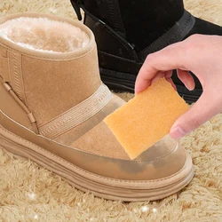 Paños limpieza cuero y gamuza con goma de borrar para zapatos